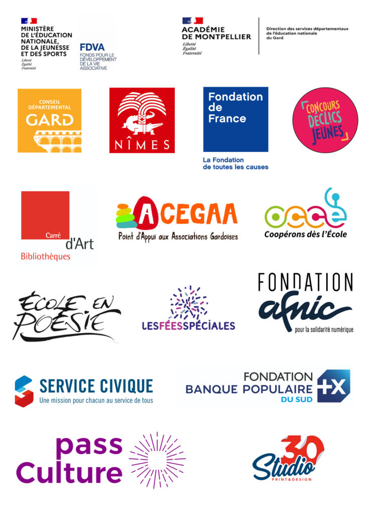 Liste logos partenaires verticale