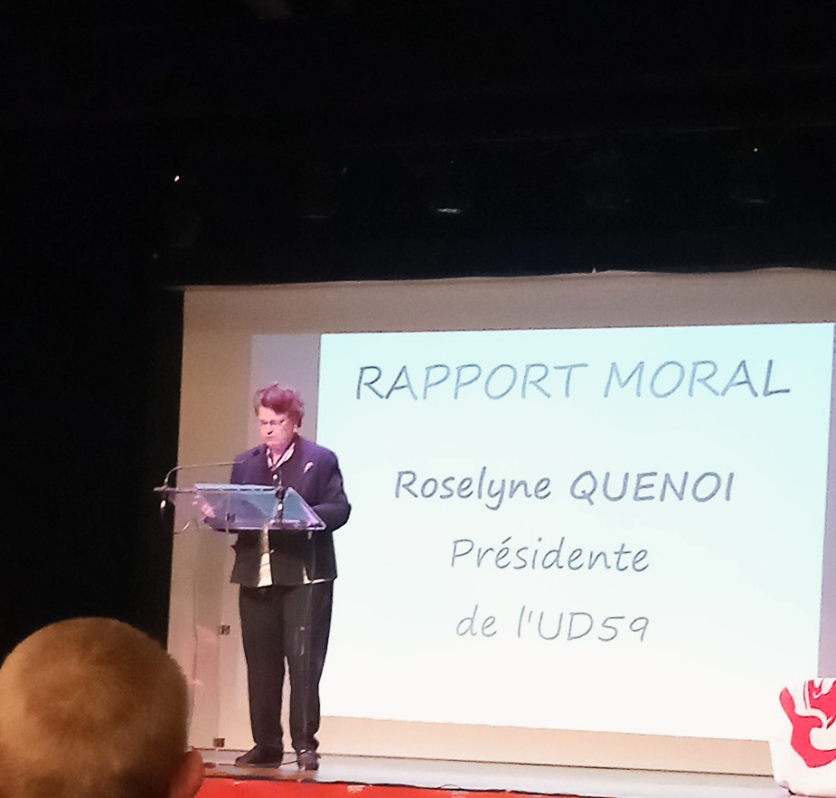 Roselyne Quenoi Presidente de l'UD 59