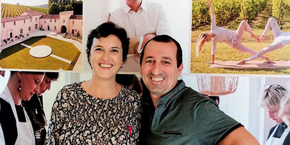 Christelle Sébat et le Chef Jésus, parrain de l'opèration Photo Géraud Melliès