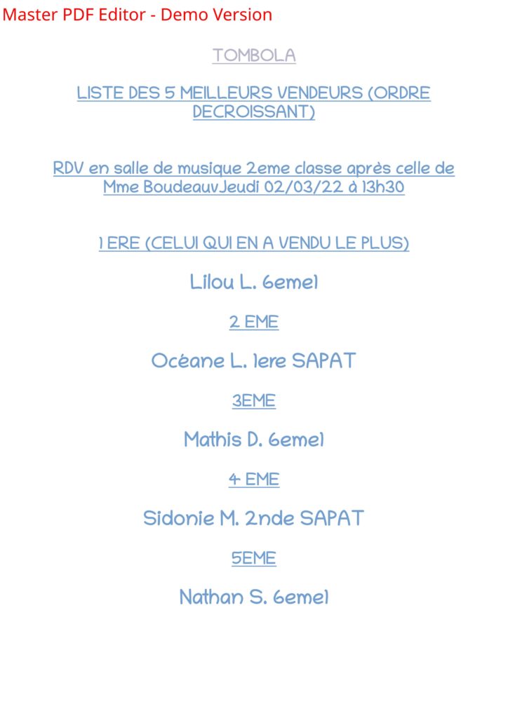 liste meilleurs vendeurs