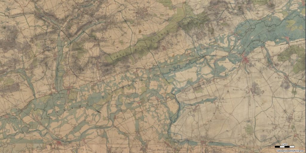 Carte etat major 1820-1866