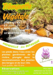Animation Botanique Gard Cévennes les Mutines Indigènes