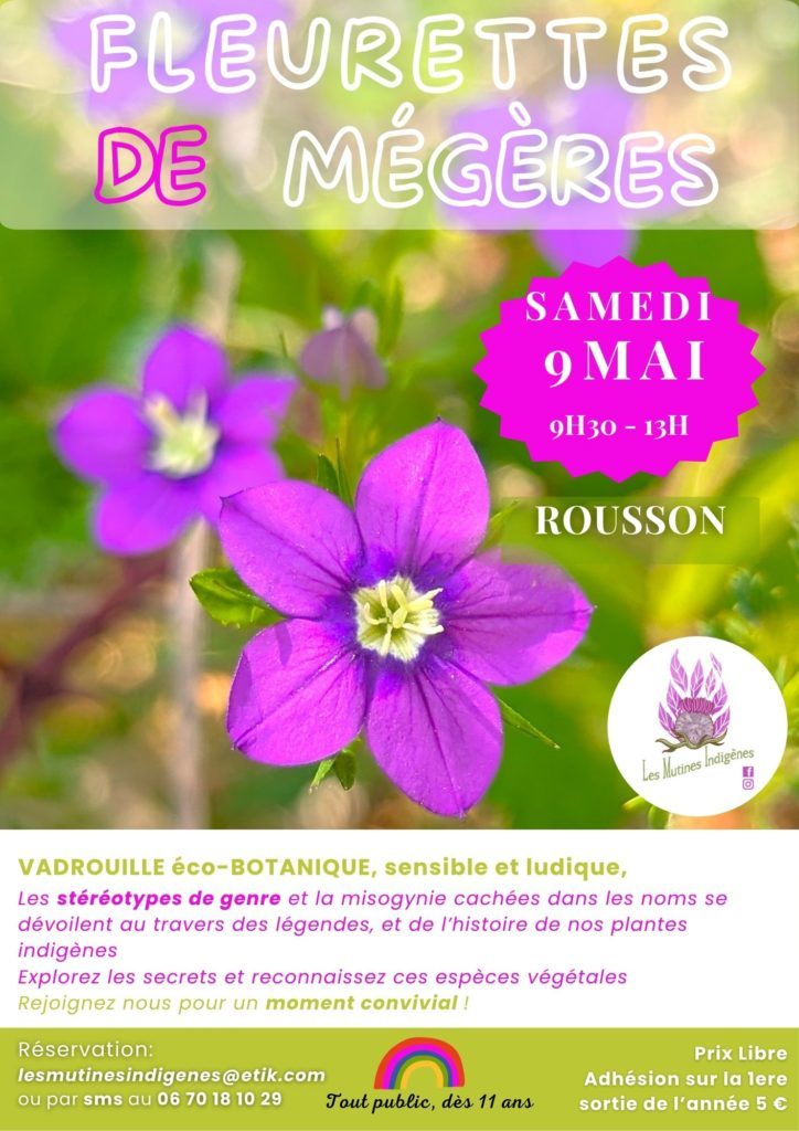 Botanique sexisme Gard Cévènnes les Mutines Indigènes