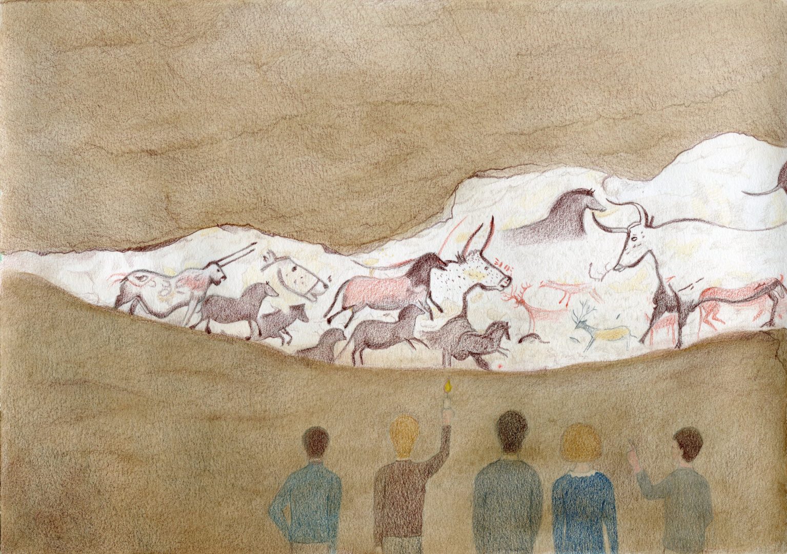 Découverte de la grotte de Lascaux